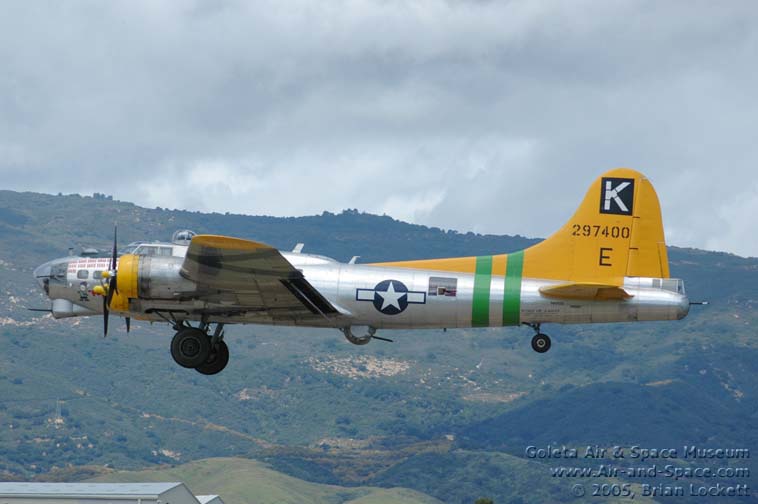 Goleta Air & Space Museum, B-17G N9563Z At SBA, April 2005